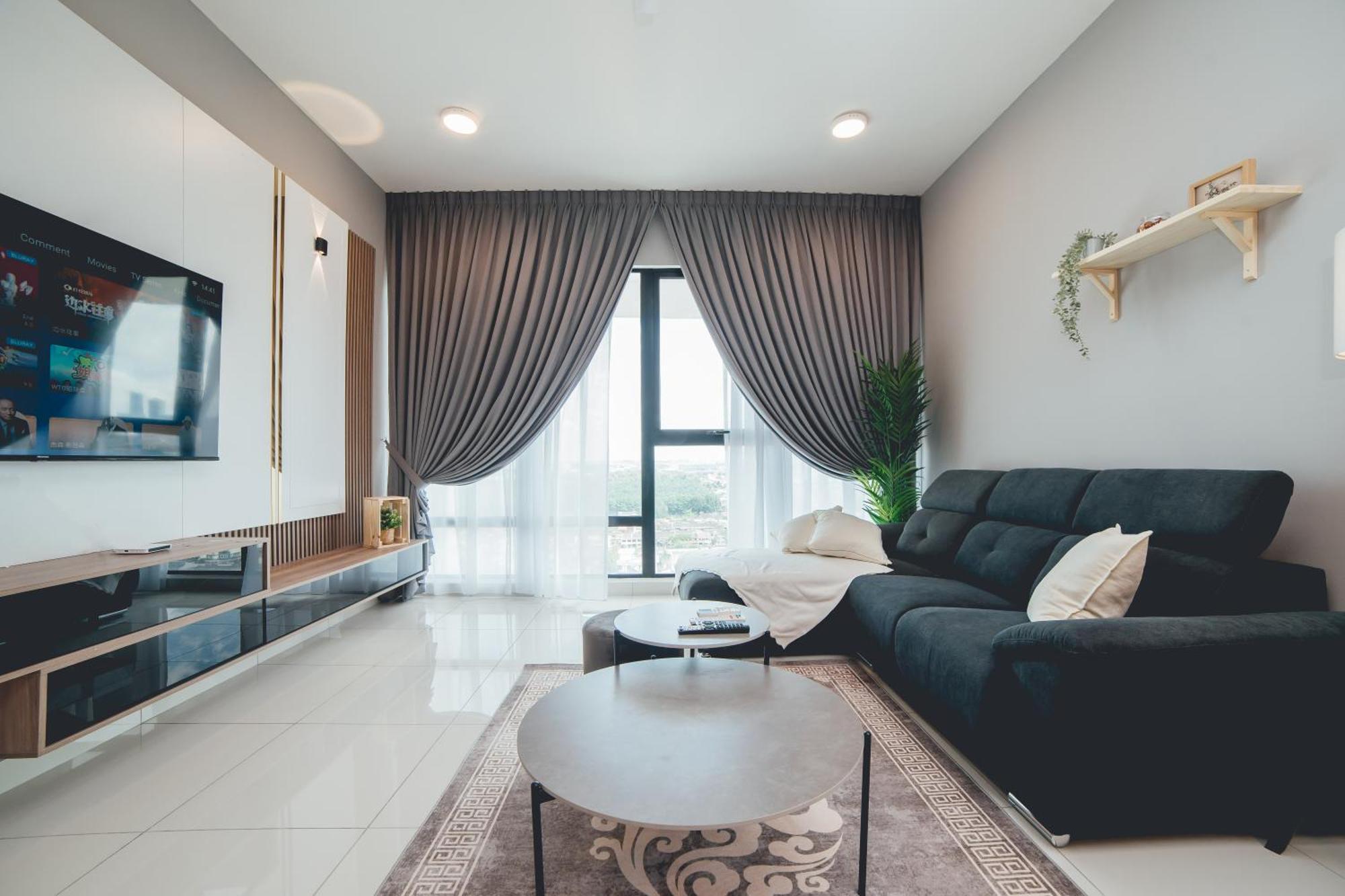 Pangsapuri Mosaic Southkey Hidden Ash 3br8pax Nr Midvalley W Bathub Johor Bahru